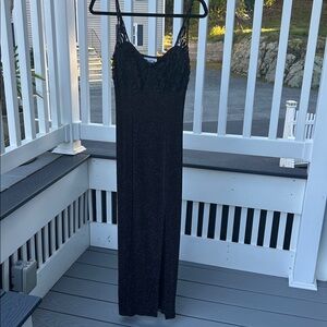 Jump Elegant Black Embellished Dress